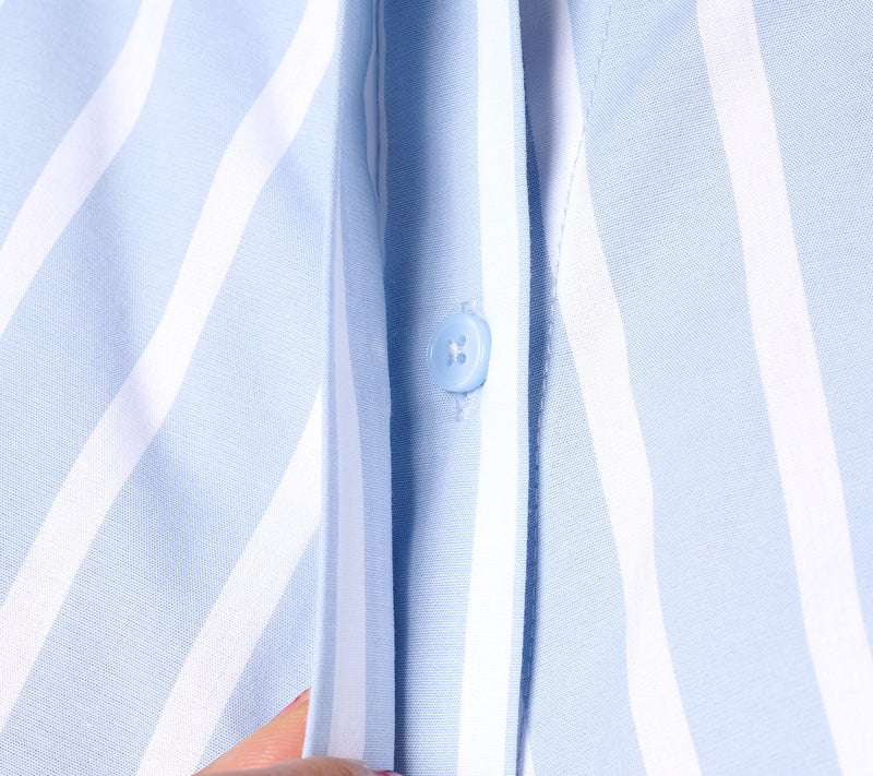 AnyBody Pleated Neckline Collared Woven Shirt — View 6