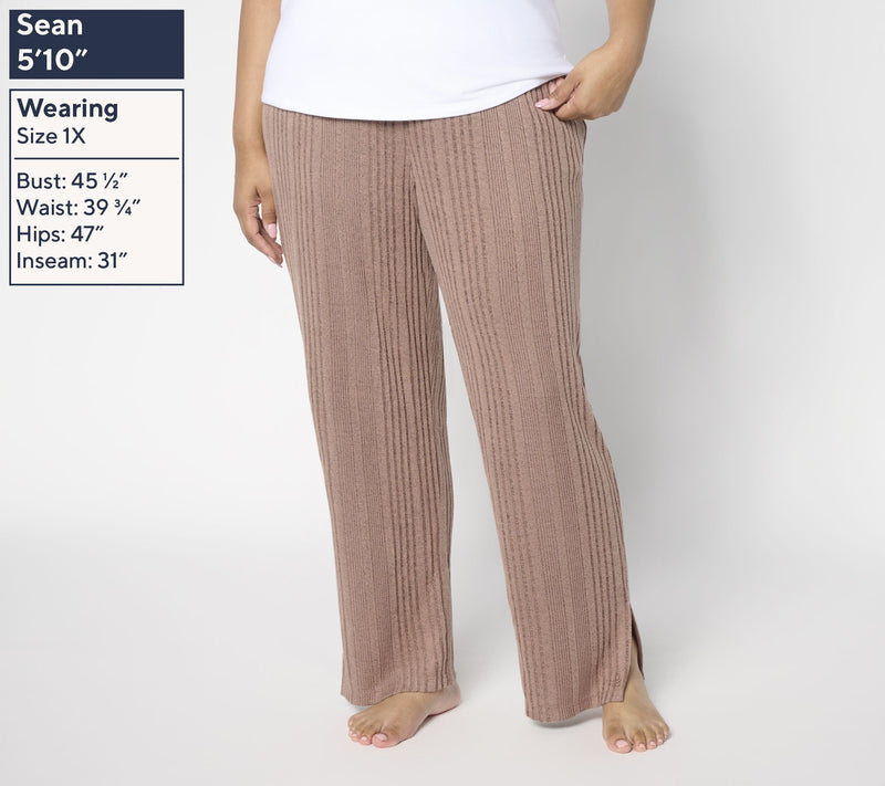 Cuddl Duds Comfort Rib Lounge Pant — View 2