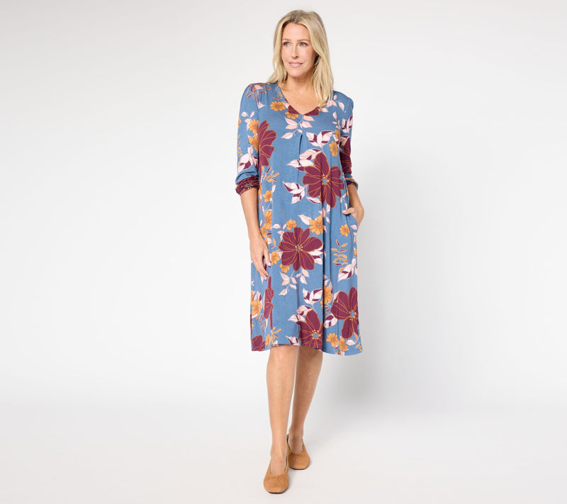 Cuddl Duds Soft Stretch Lounge Dress — View 7