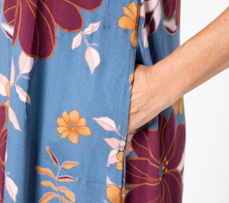 Cuddl Duds Soft Stretch Lounge Dress — View 12