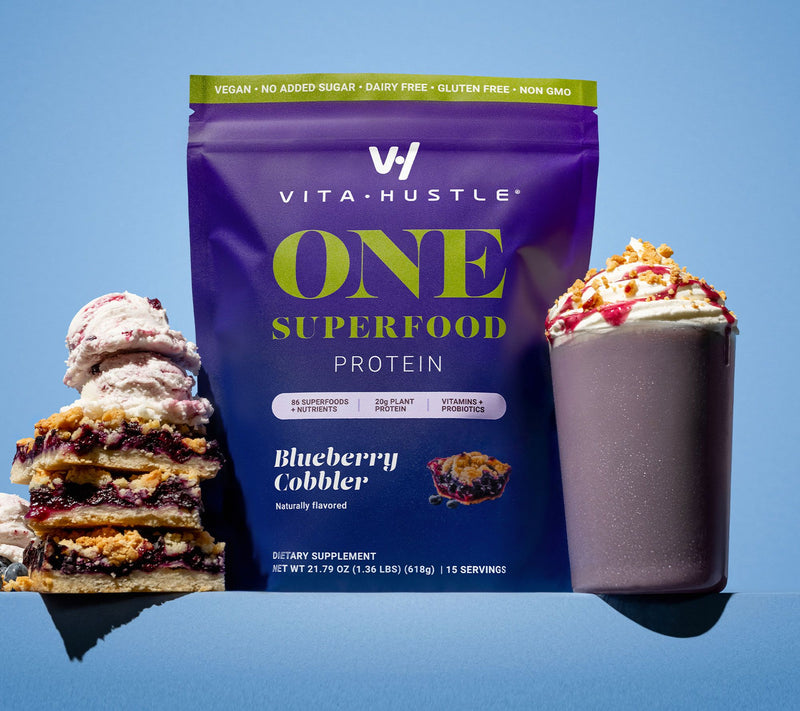 VitaHustle ONE Superfood Plant-Based Protein Shake 15-Servings — View 11