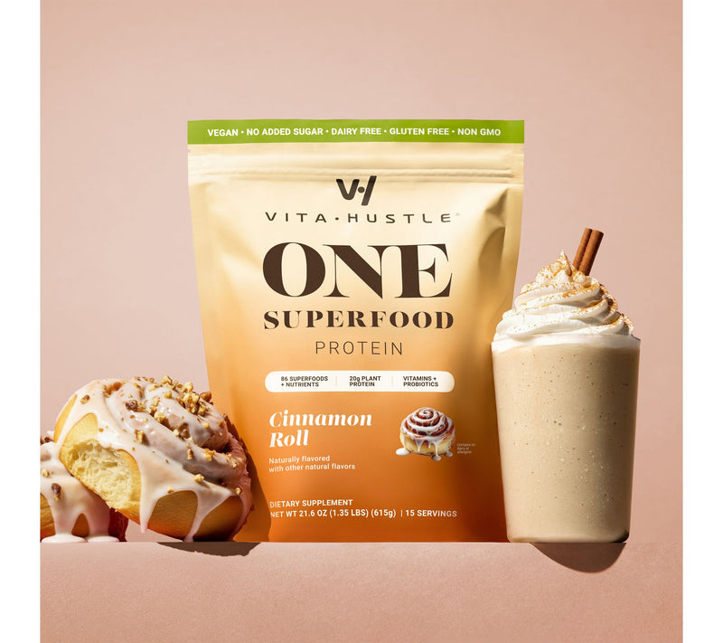 VitaHustle ONE Superfood Plant-Based Protein Shake 15-Servings — Main view