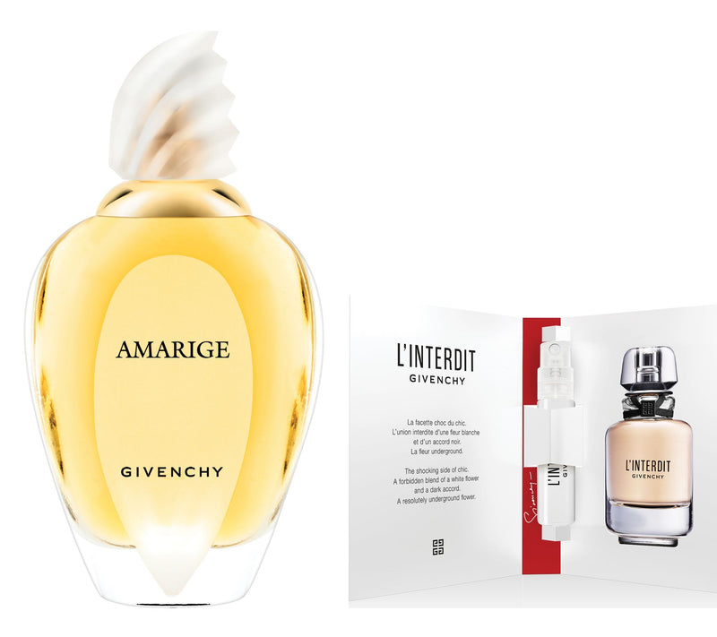 Givenchy 1.7oz Amarige EDT w/ L'Interdit Trial EDP — Main view