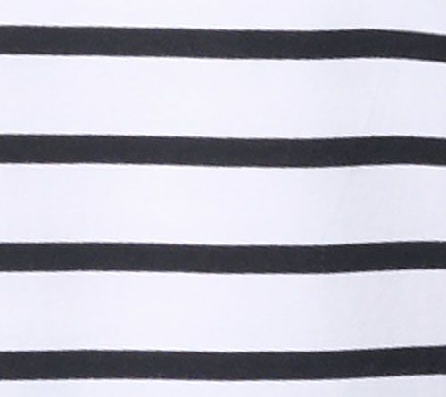 Denim & Co. Perfect Jersey Elbow Sleeve Crew Neck Striped Top — View 7