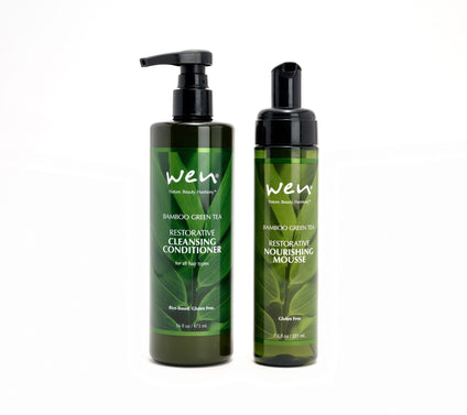 WEN by Chaz Dean Cleansing Conditioner & Mousse Set