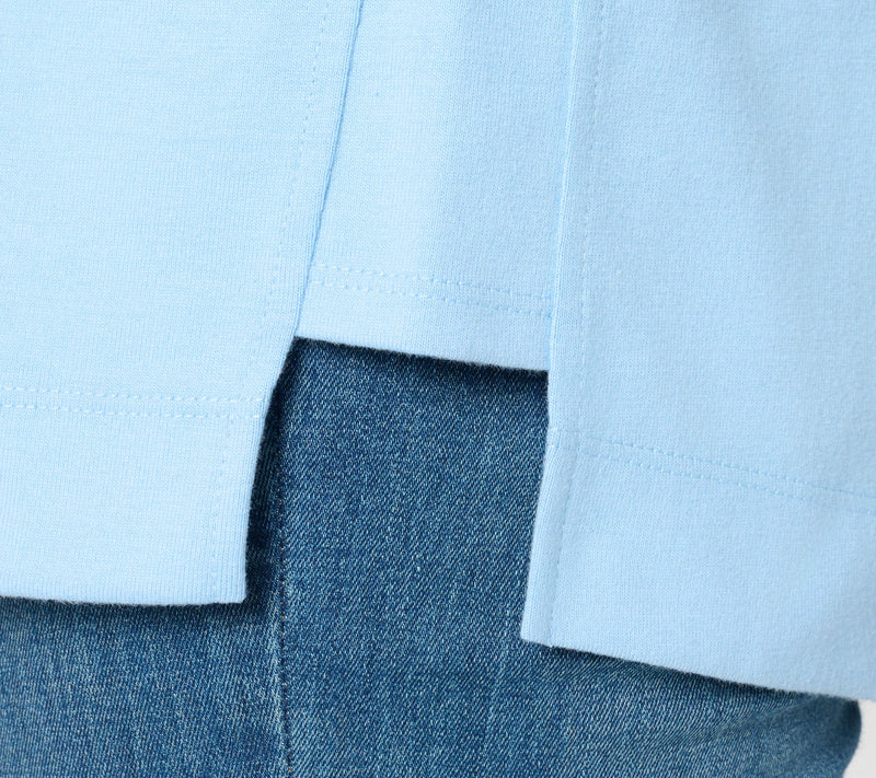 Denim & Co. Essentials Petite 100% Cotton Jersey Tunic — View 16