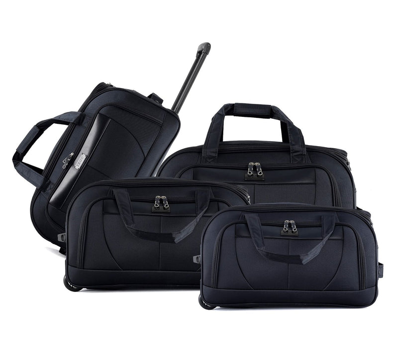 IZOD Carol Set of 4 Lightweight Rolling Duffels - 20/23/26/29" — View 7