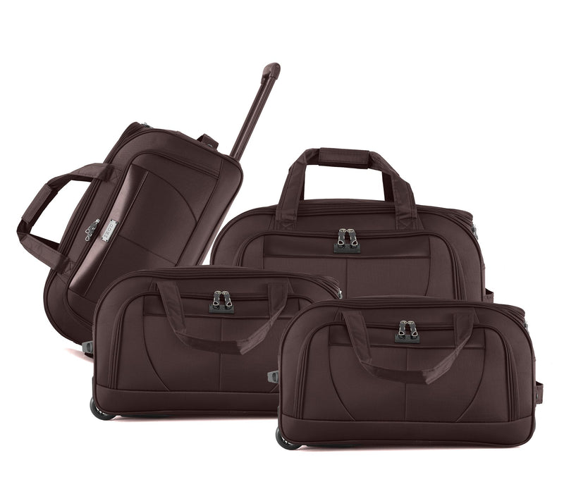 IZOD Carol Set of 4 Lightweight Rolling Duffels - 20/23/26/29" — View 5