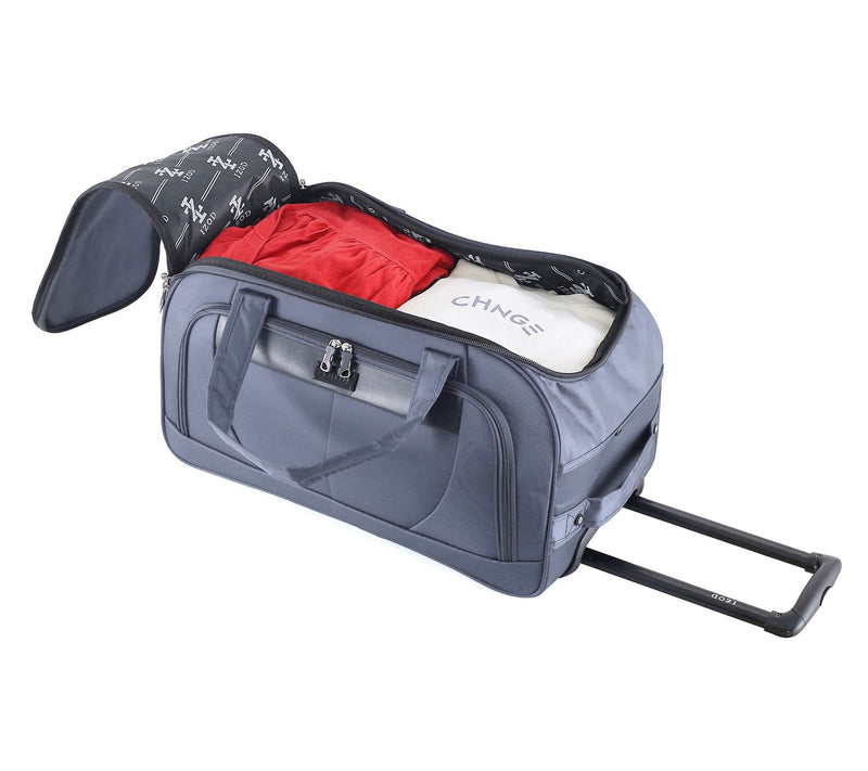 IZOD Carol Set of 4 Lightweight Rolling Duffels - 20/23/26/29" — View 10