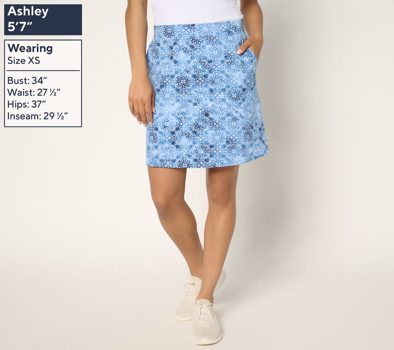 Denim & Co. Active Regular French Terry Skort — View 3