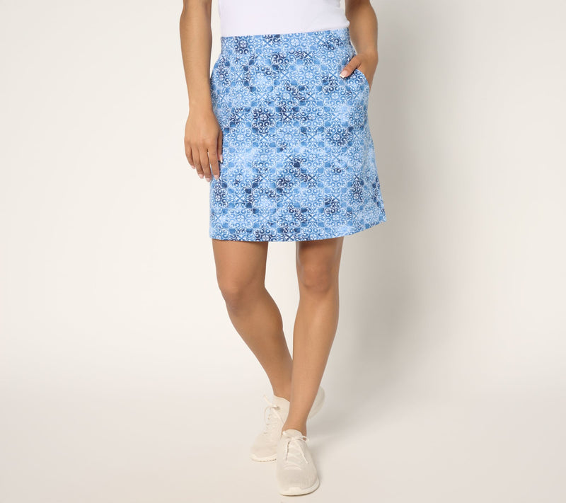 Denim & Co. Active Regular French Terry Skort — View 14