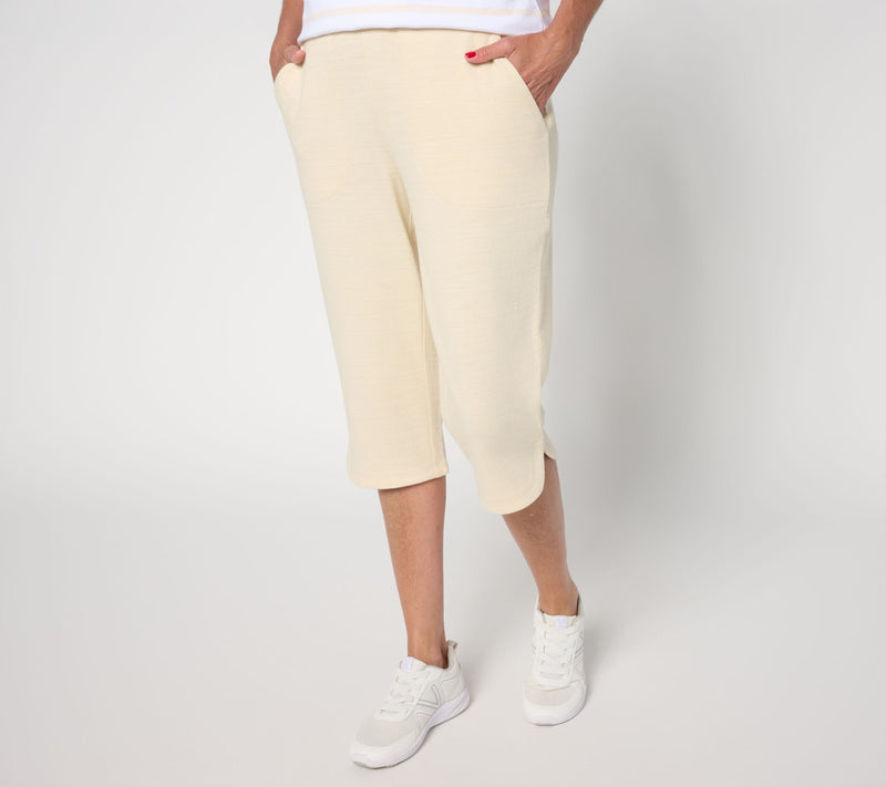 Denim & Co. Active Petite Textured Cotton Skimmer with Curved Hem — View 14