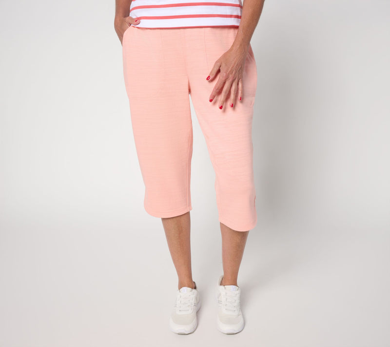 Denim & Co. Active Tall Textured Cotton Skimmer with Curved Hem — View 17