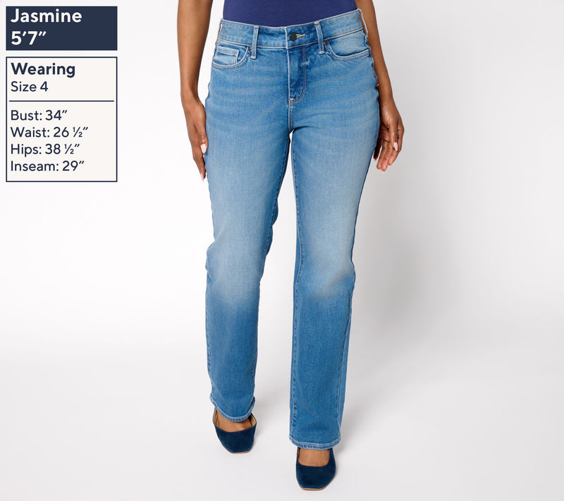 NYDJ Marilyn Straight Leg Jean - 30" Inseam — View 10