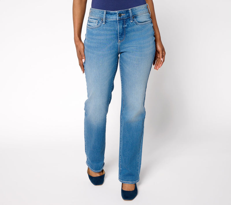 NYDJ Marilyn Straight Leg Jean - 30" Inseam — View 3