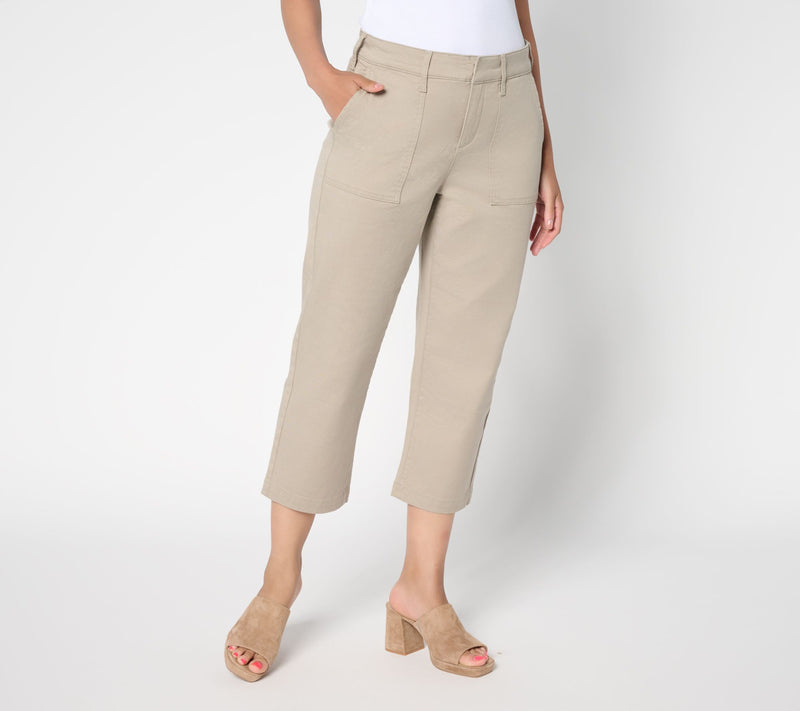 NYDJ Stretch Twill Relaxed Straight Leg Utility Pant — View 7
