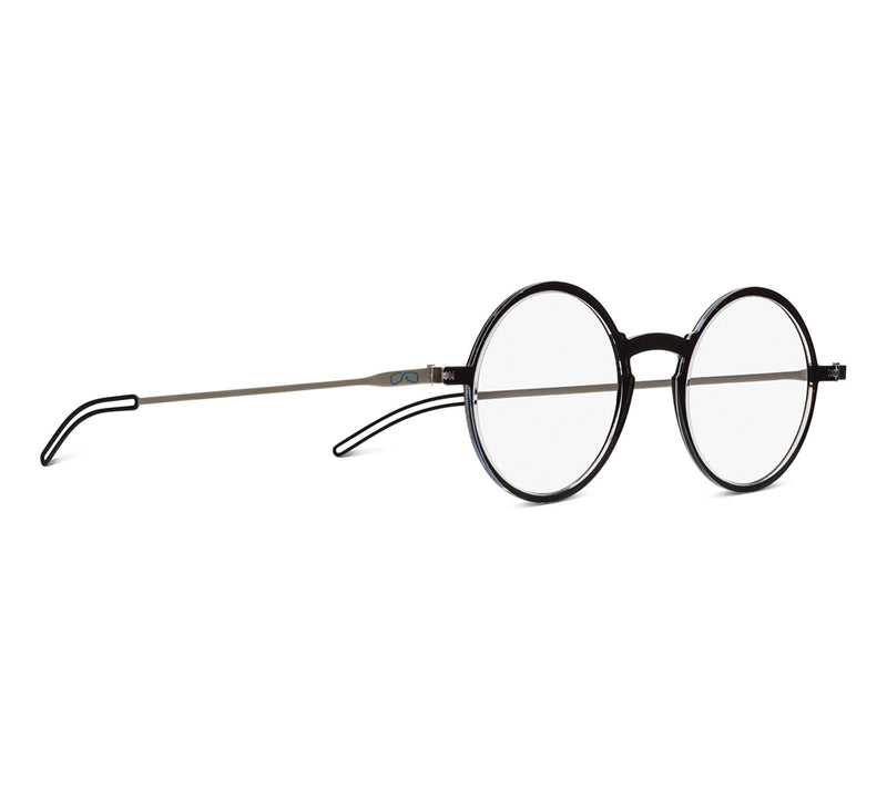 ThinOptics Manhattan Round Readers with MilanoCase — View 4