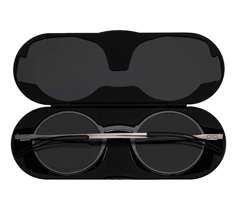 ThinOptics Manhattan Round Readers with MilanoCase — View 2