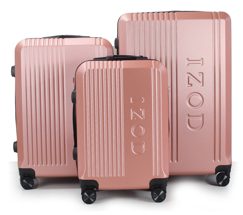 IZOD Zane Expandable ABS 3-Piece Luggage Set - 20/24/28" — View 18