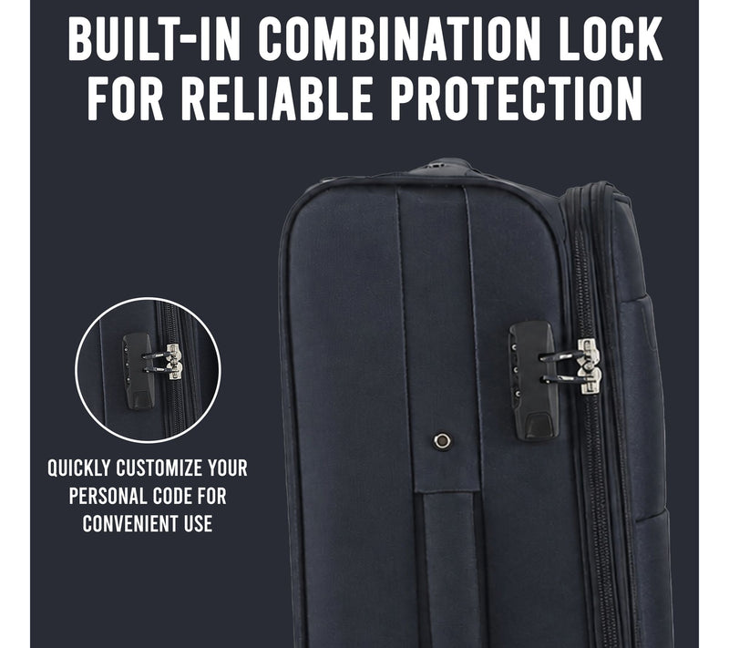 IZOD Liam Soft Shell 3-Piece Luggage Set - 20/24/28" — View 4