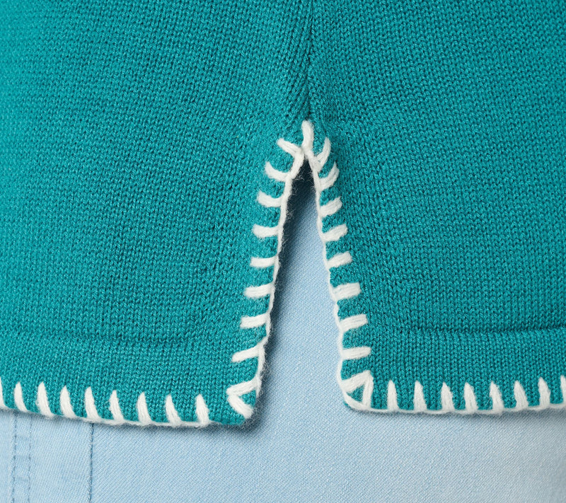 Belle by Kim Gravel Blanket Stitch Sweater Shell — View 6
