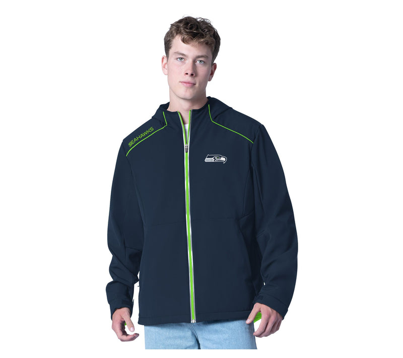 NFL Officially Licensed Soft Shell Jacket with Hood — View 27