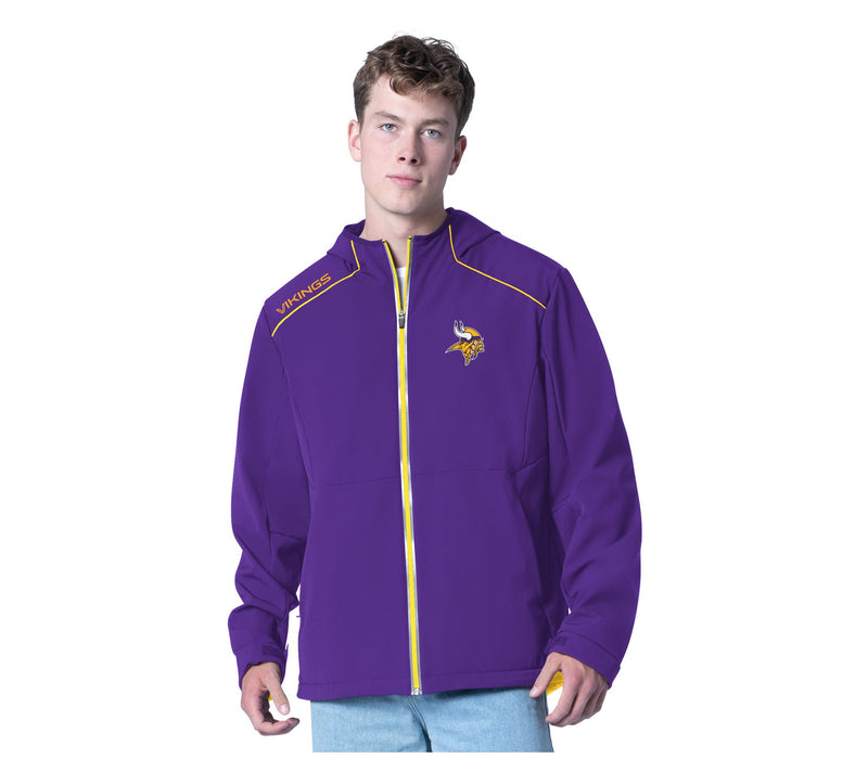 NFL Officially Licensed Soft Shell Jacket with Hood — View 32