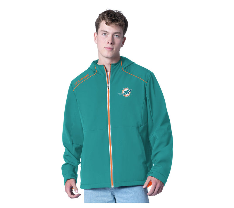 NFL Officially Licensed Soft Shell Jacket with Hood — View 13
