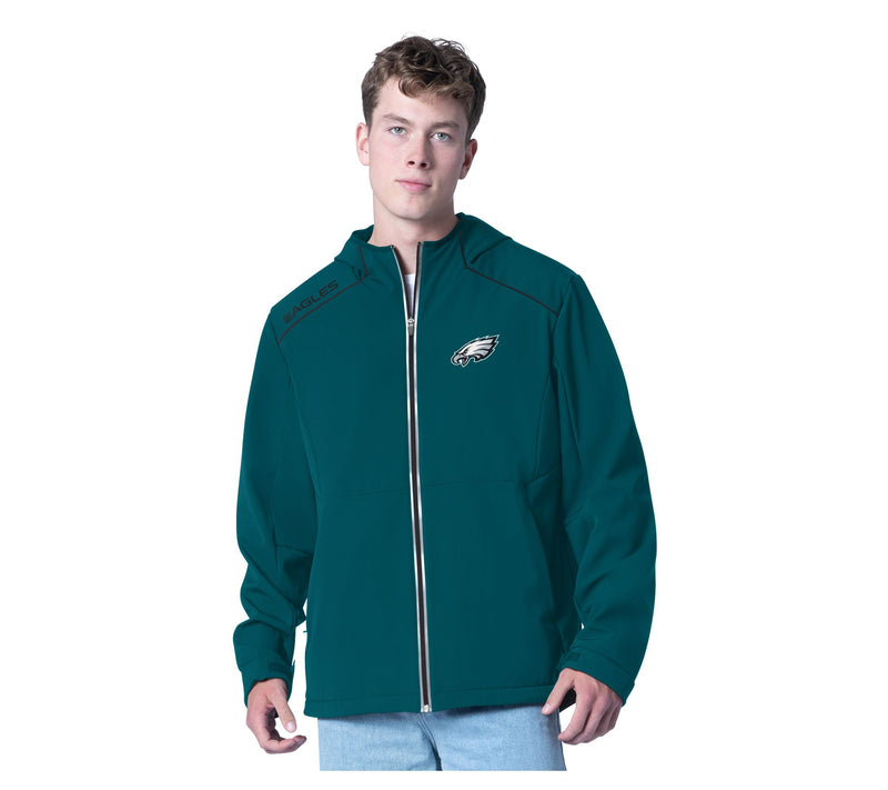 NFL Officially Licensed Soft Shell Jacket with Hood — View 14