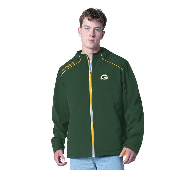 NFL Officially Licensed Soft Shell Jacket with Hood — View 20