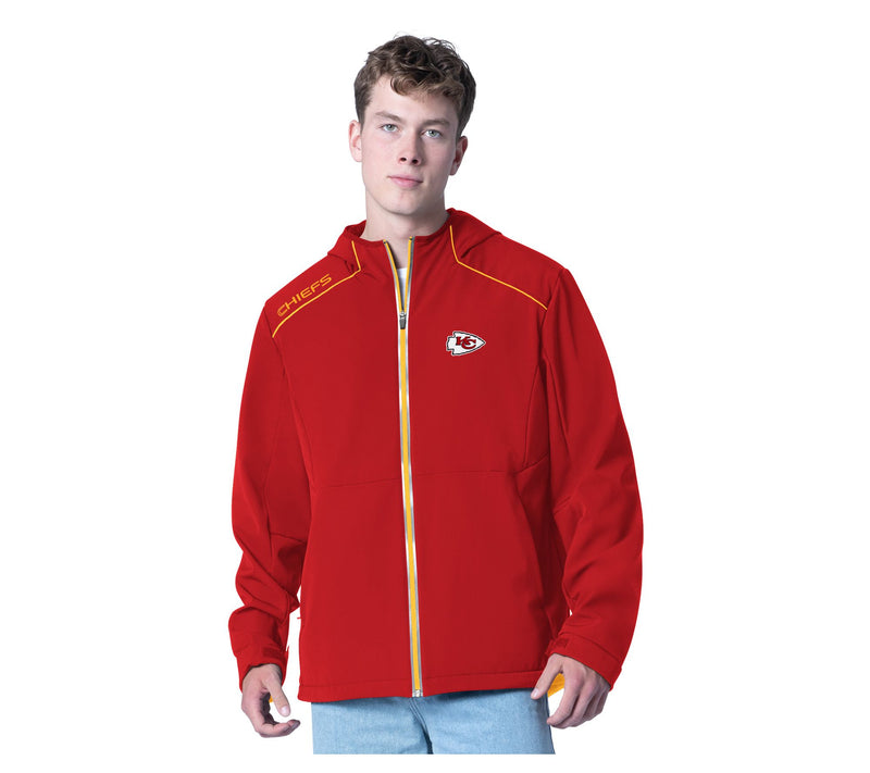 NFL Officially Licensed Soft Shell Jacket with Hood — View 10