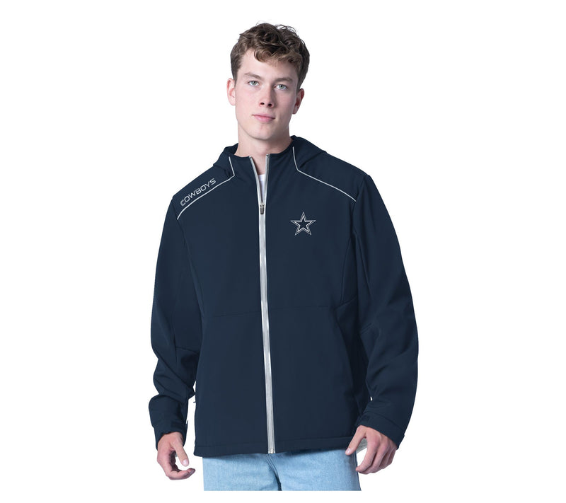NFL Officially Licensed Dallas Soft Shell Jacket w/ Hood — Main view