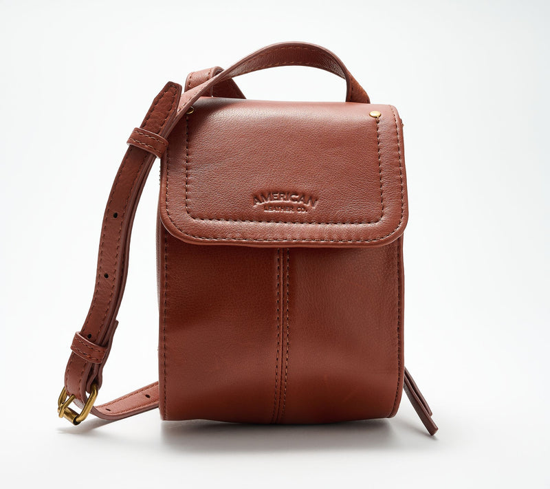 American Leather Co. Kansas Glove Leather Crossbody — View 20