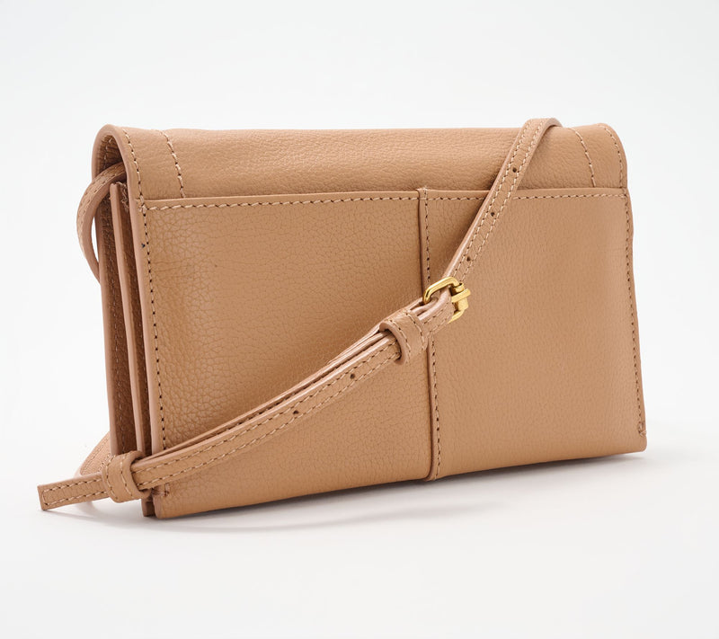 American Leather Co. Teddy Pebble Leather Crossbody — View 2