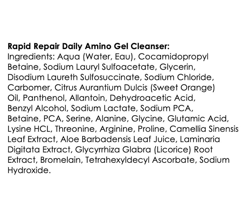 Dermelect Rapid Repair Daily Amino Gel Cleanser — View 5