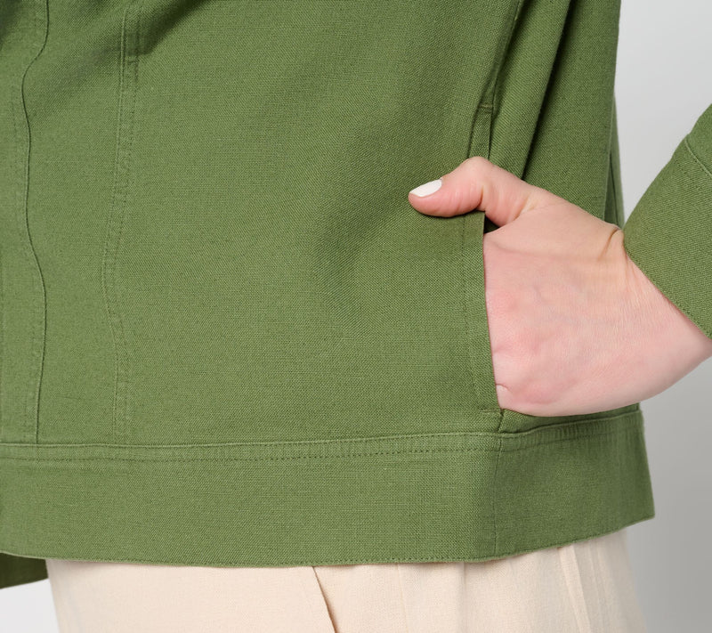 BEAUTIFUL by Lawrence Zarian Linen Blend Jacket — View 11