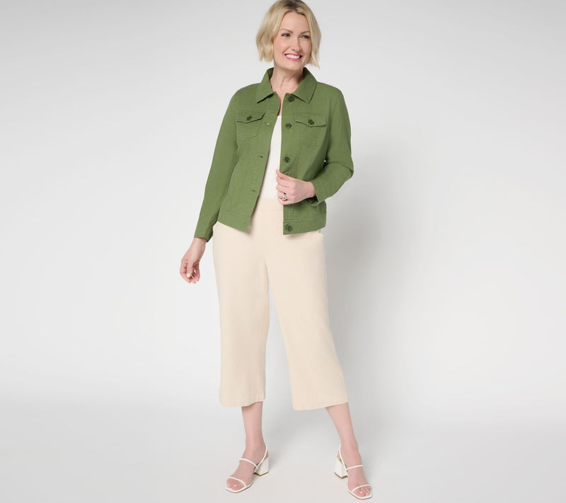 BEAUTIFUL by Lawrence Zarian Linen Blend Jacket — View 10