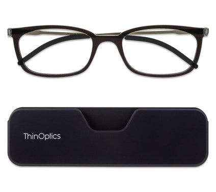 ThinOptics Rectangular Readers with Connect Case
