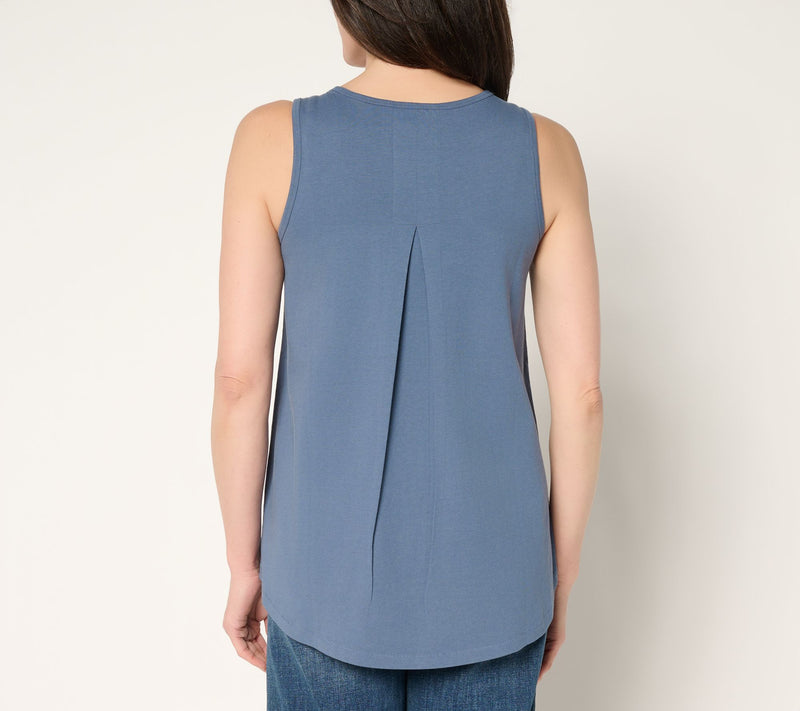 AnyBody Essentials Cotton Pocket Tank — View 4