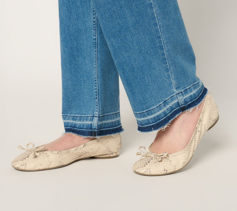 AnyBody Petite Released Hem Denim Pants — View 10