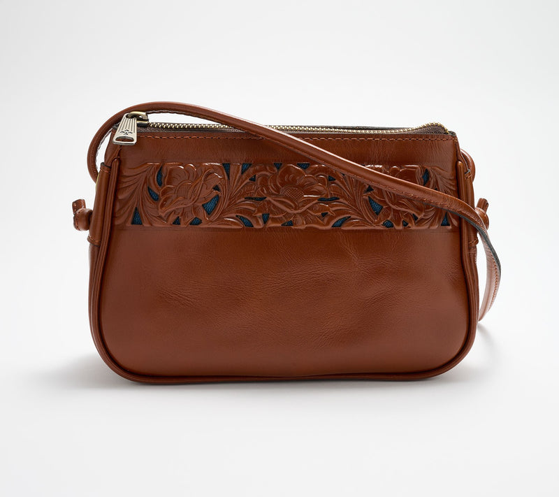 Patricia Nash Leather Bacoli Crossbody Bag — View 14