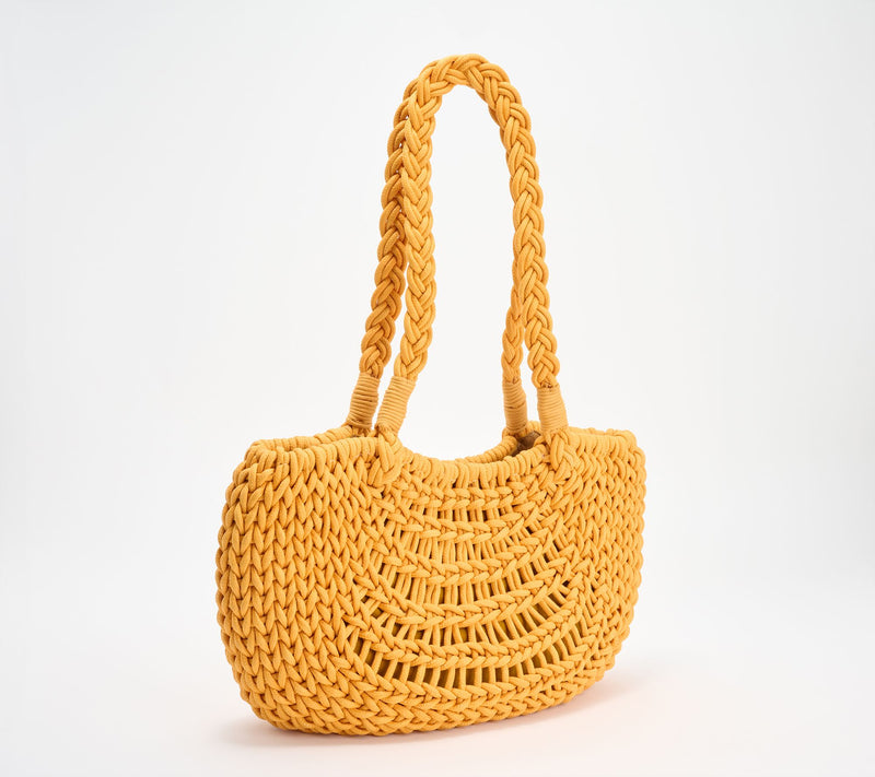 Patricia Nash Giraldi Hand Woven Knot Shoulder Bag — View 4