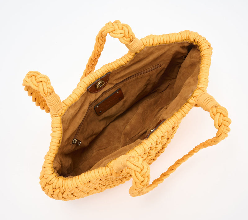 Patricia Nash Giraldi Hand Woven Knot Shoulder Bag — View 5
