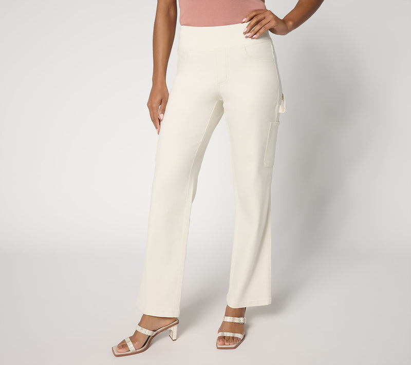 Belle by Kim Gravel Regular TripleLuxe Twill Pull On Carpenter Jean — View 10