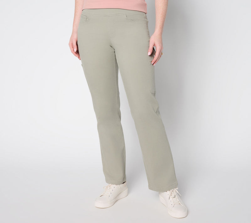 Belle by Kim Gravel Regular TripleLuxe Twill Pull On Carpenter Jean — View 11
