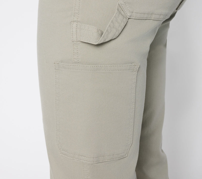 Belle by Kim Gravel Petite TripleLuxe Twill Pull On Carpenter Jean — View 7