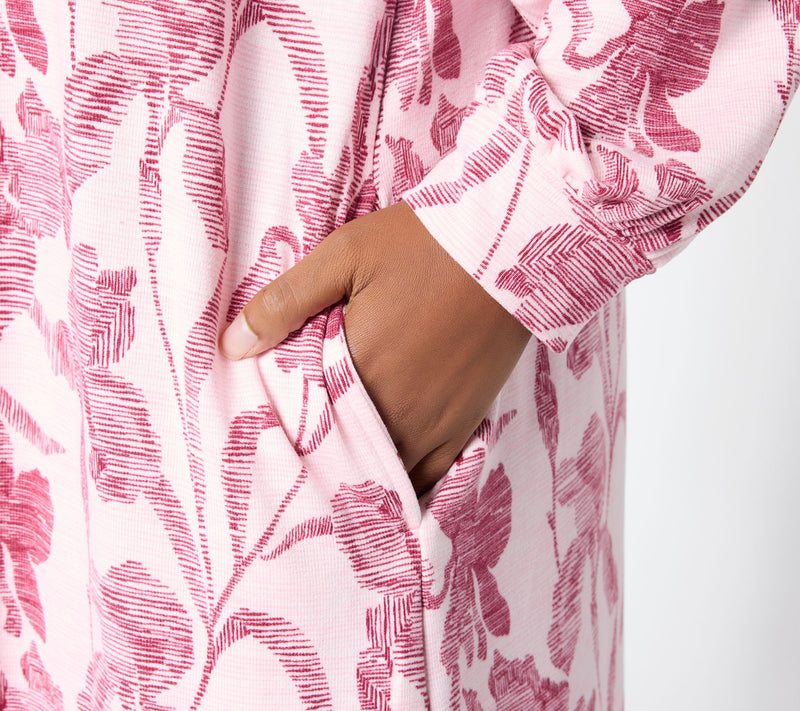 Stan Herman Double Brushed Sweater Knit Maxi Dress — View 11