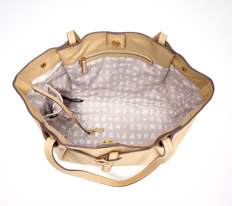 Aimee Kestenberg Leather Houston Belted Fan Tote — View 3