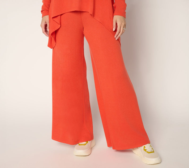 Peace Love World Comfy Petite Wide Leg Pull-On Pants — View 14