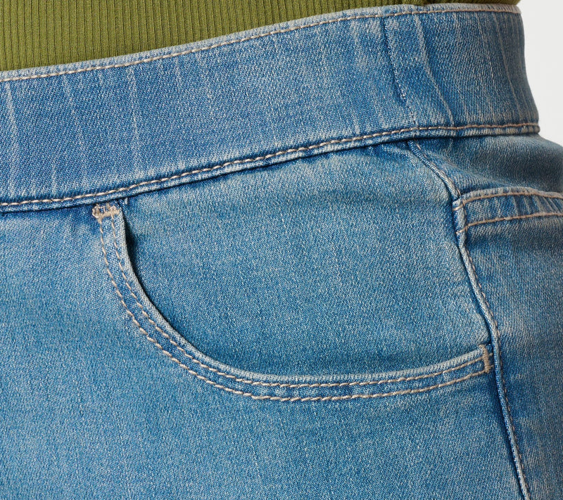 Susan Graver Regular Stretch Denim Boot Cut Full Length Jean — View 6